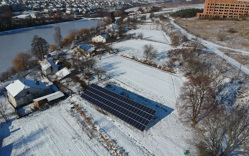 Мережева сонячна електростанція на 30 кВт у Зборові