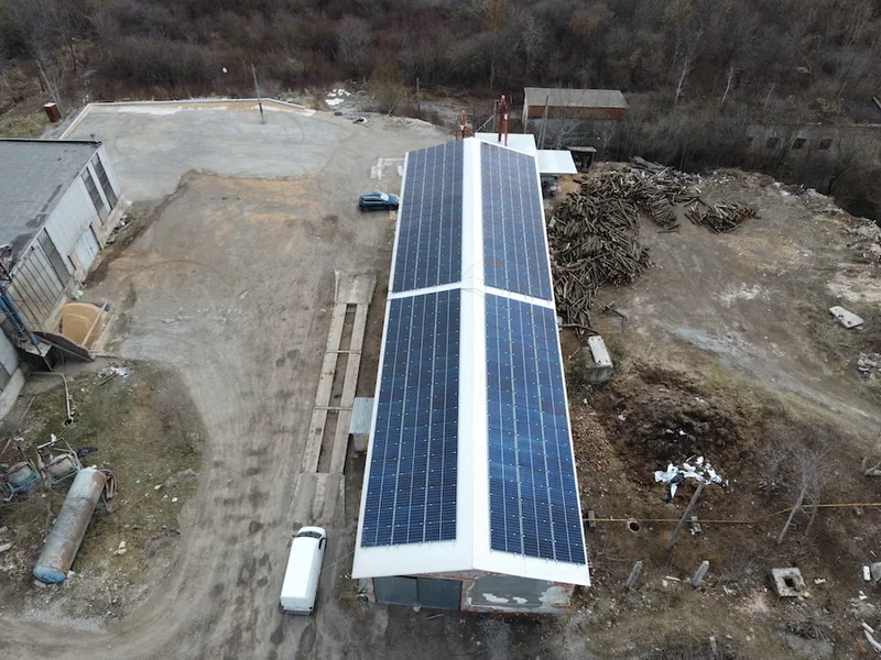 Мережева СЕС 100 кВт для підприємства у Товстому — фото реалізованого проєкту 5