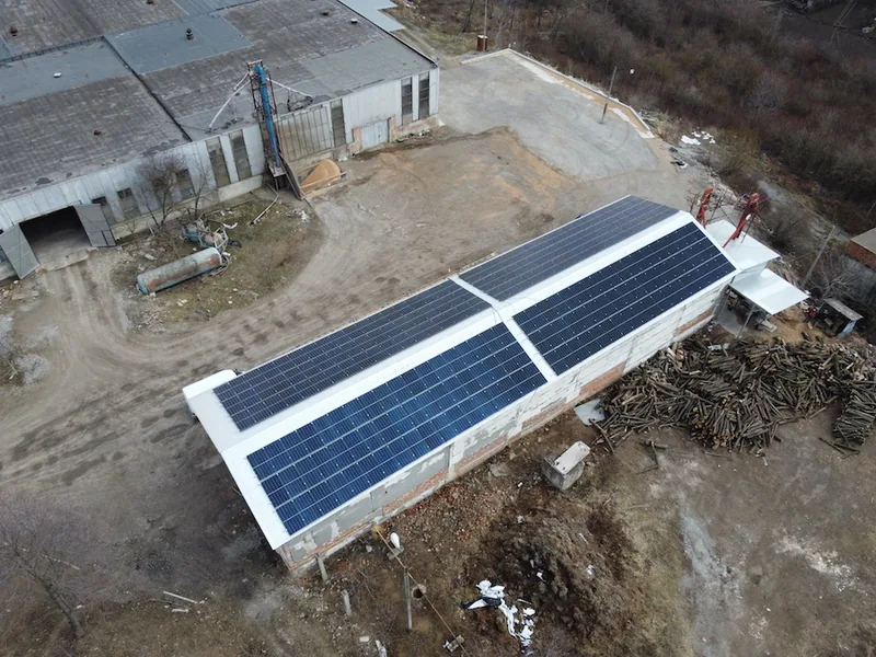 Мережева СЕС 100 кВт для підприємства у Товстому — фото реалізованого проєкту 8