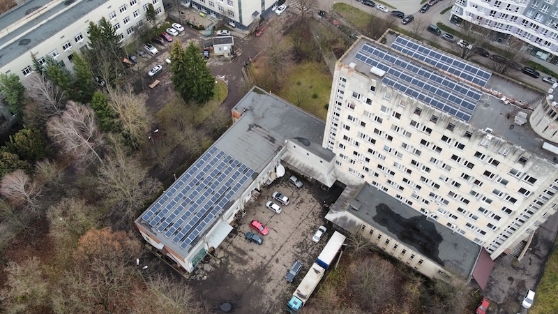 Сонячна електростанція для Інституту прикладних проблем механіки і математики НАН України, Львів