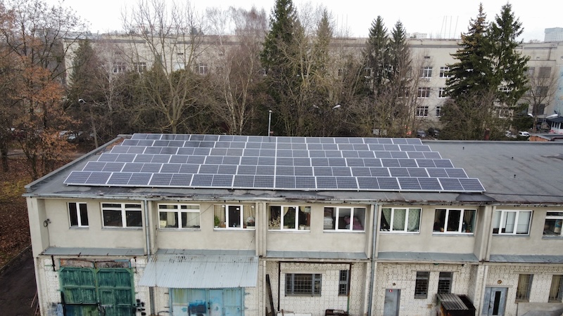 Сонячна електростанція для Інституту прикладних проблем механіки і математики НАН України, Львів