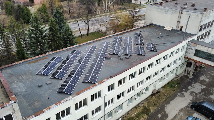 Сонячна електростанція 40 кВт для підприємства у місті Долина