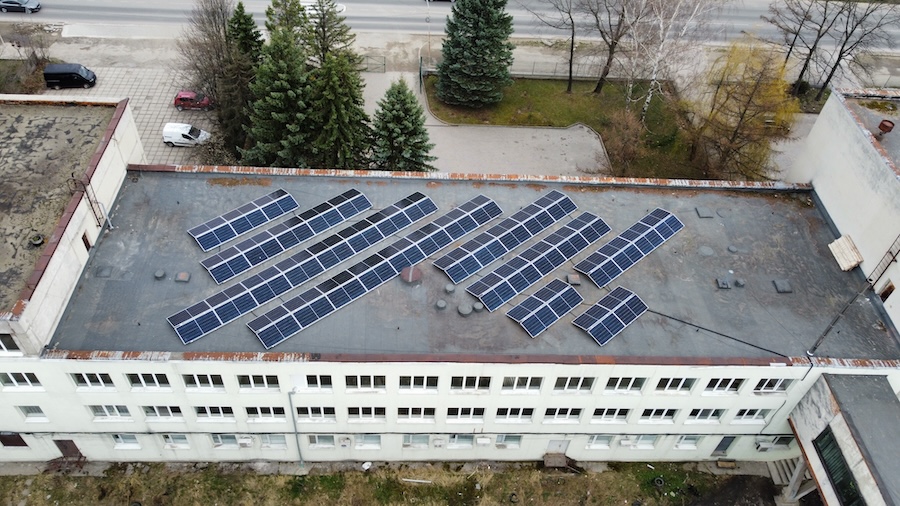 Сонячна електростанція 40 кВт для підприємства у місті Долина