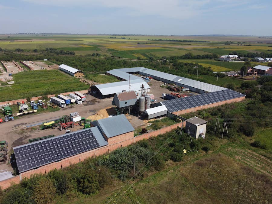 Сонячна електростанція на 150 кВт під власне споживання, Вовчківці