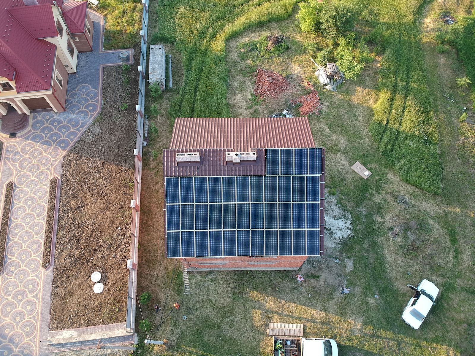 Мережева сонячна електростанція на 13 кВт в Підмихайлі