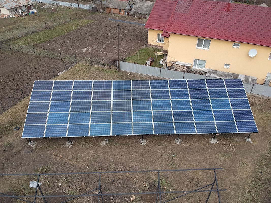 Мережева сонячна електростанція на 15 кВт в Городенці