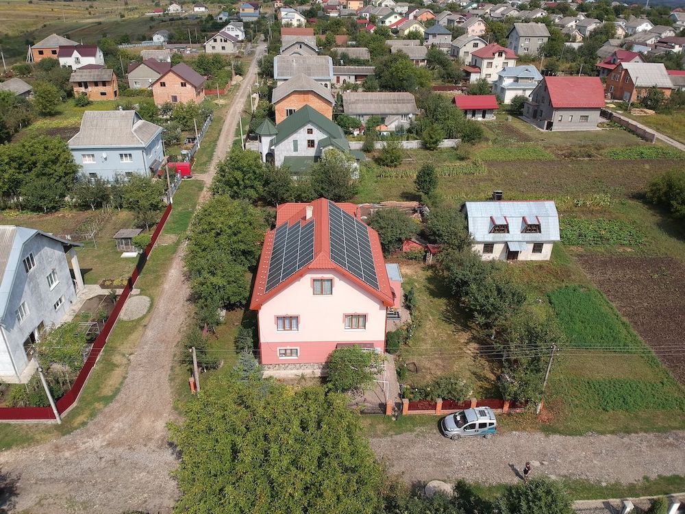 Мережева сонячна електростанція на 20 кВт в Тлумачі