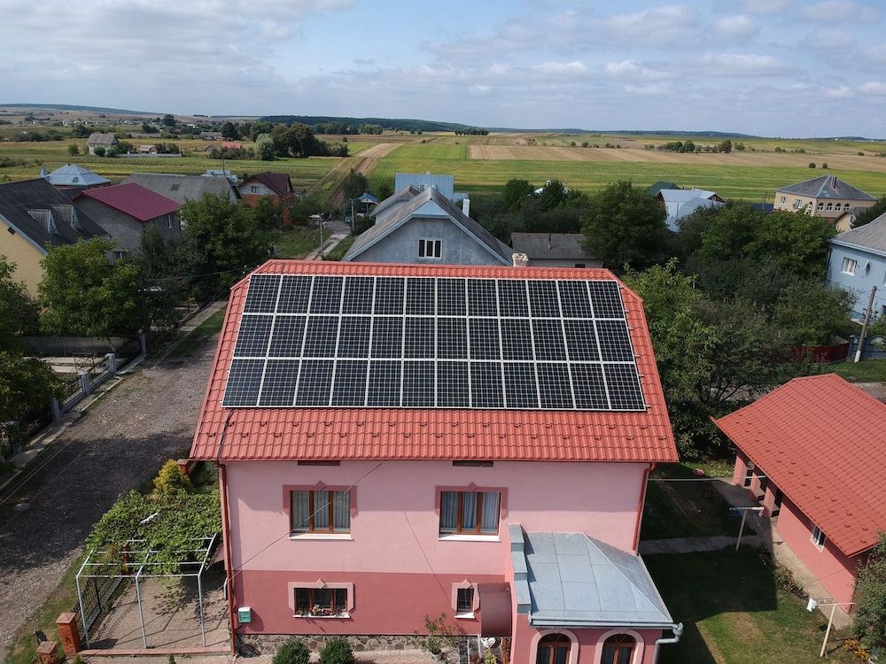 Мережева сонячна електростанція на 20 кВт в Тлумачі