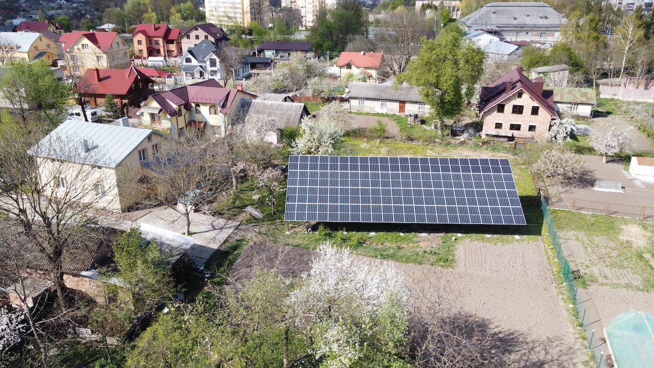Мережева сонячна електростанція на 30 кВт в Микитинцях